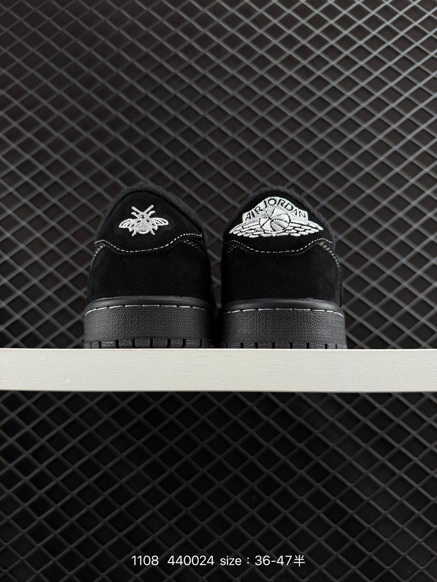 fragment design x Travis Scott x Nike Air Jordan 1 Low OG SP”Black/Green Toe“